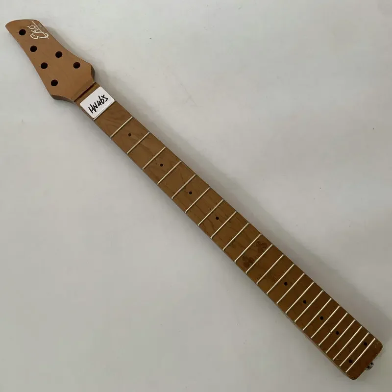 HN465 Roasted Maple ST Guitar Neck Unfinished for Replace 24 Frets Genuine and Original EKO Vintages Model for DIY Authorised