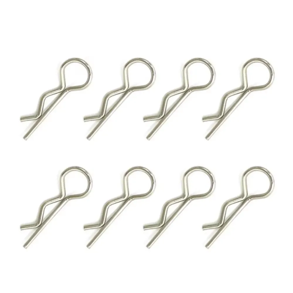 10PCS R Type Buckle Shell Clamp Shell Buckle Wave Pin Short Pin 1 To 8 1:10 Model Dhell Column Buckle 02053