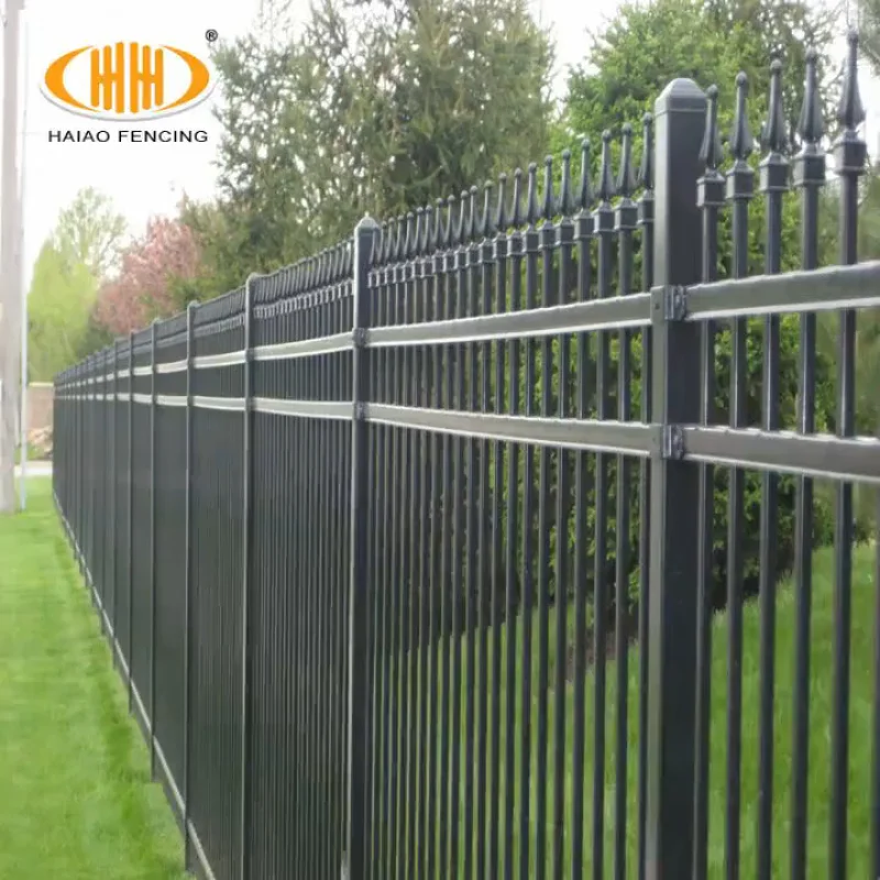 custom.Beautiful Outdoor Garden Iron Fence Panels Cheap Galvanized and Powder Coated Yard Use with 3D Modeling Service