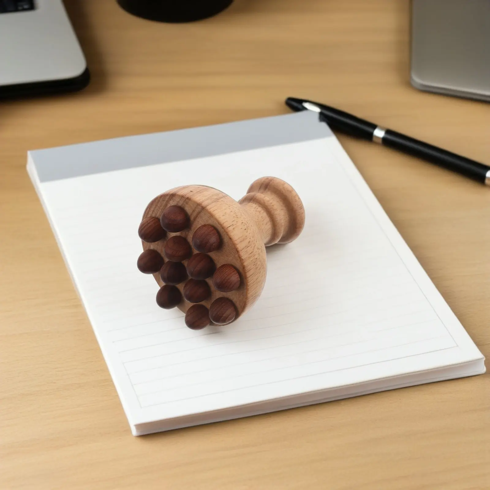 

Деревянная массажная щетка для живота, натуральный инструмент для стимуляции меридианов Гуаша, портативный массажер для тела, для домашнего спа и релаксации