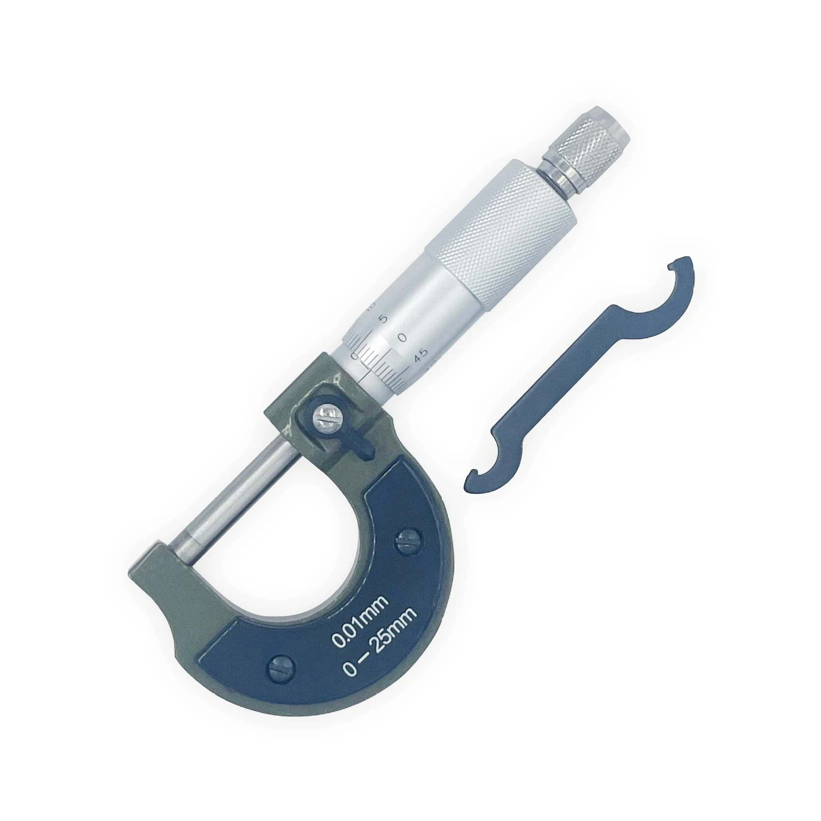 التدريس الصناعي عالية الدقة القطر الخارجي قياس سمك المسمار قياس الفرجار 0-25 مللي متر دوامة خارج ميكرومتر