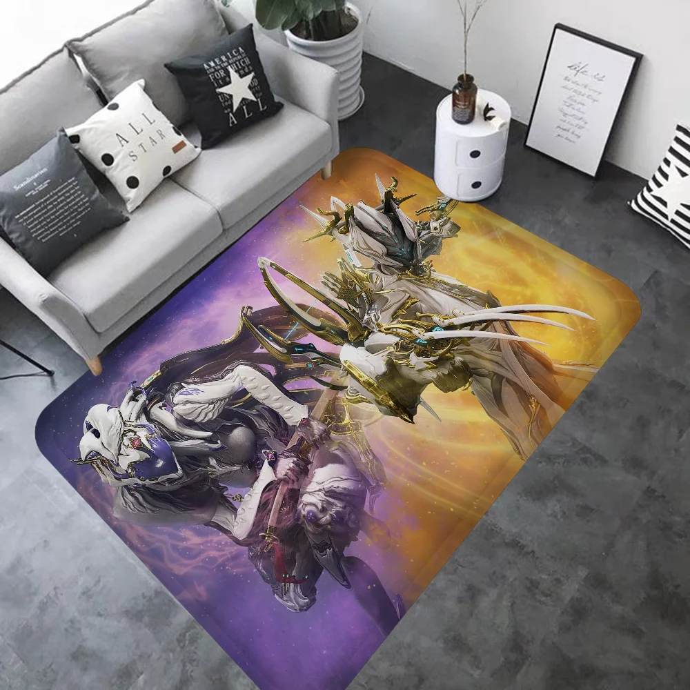 Warframe Floor Mat Retro Multiple Choice Living Room Kitchen Rug Non-Slip Modern Home Decor