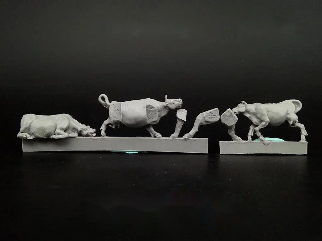 1/72 Scale Die-cast Resin Made of Animal Scenes Unpainted