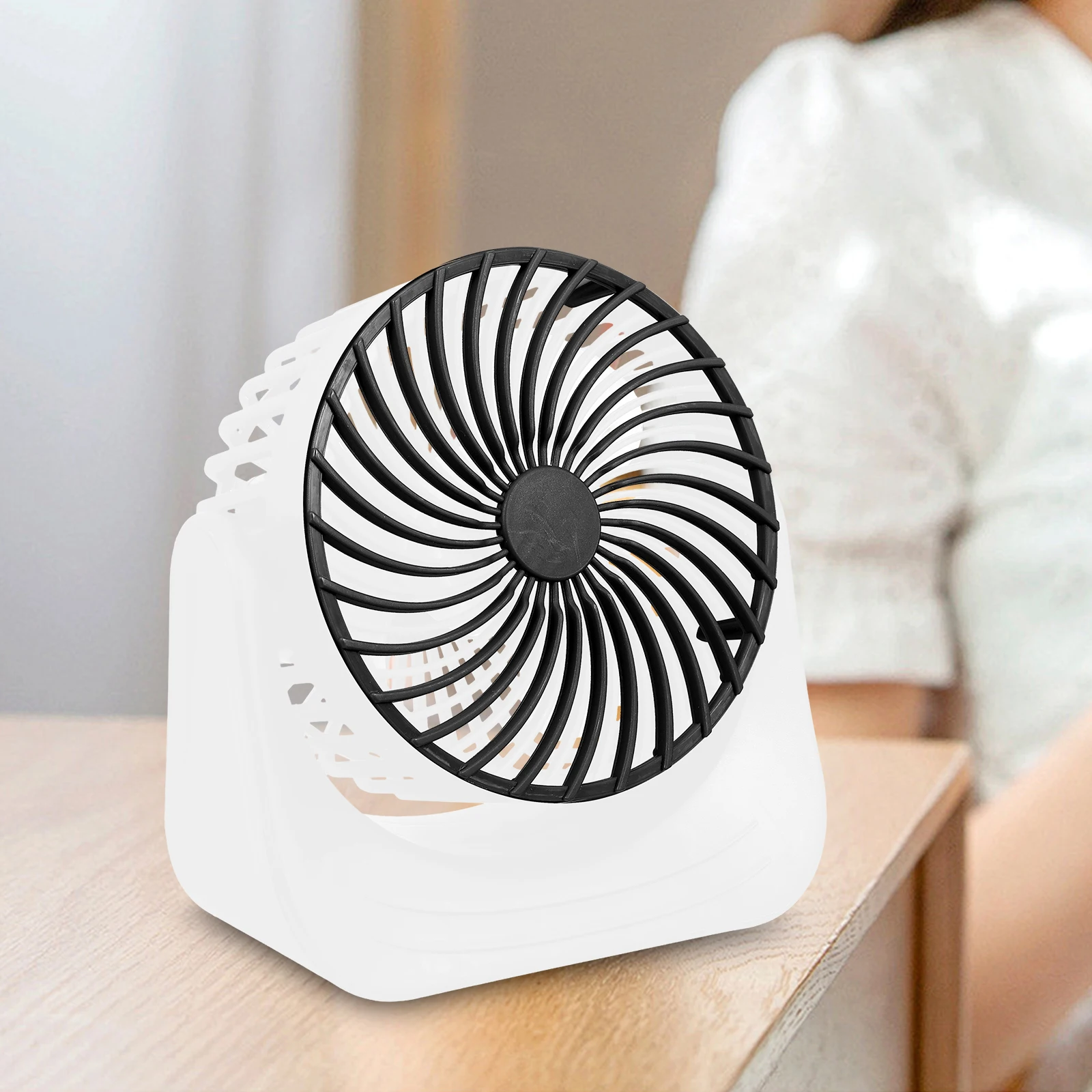 

1 set Portable Mini Usb Lightweight Small Electric Summer Outdoor Supply Convenient Convenient Desktop Fan Desktop Fan Bulk