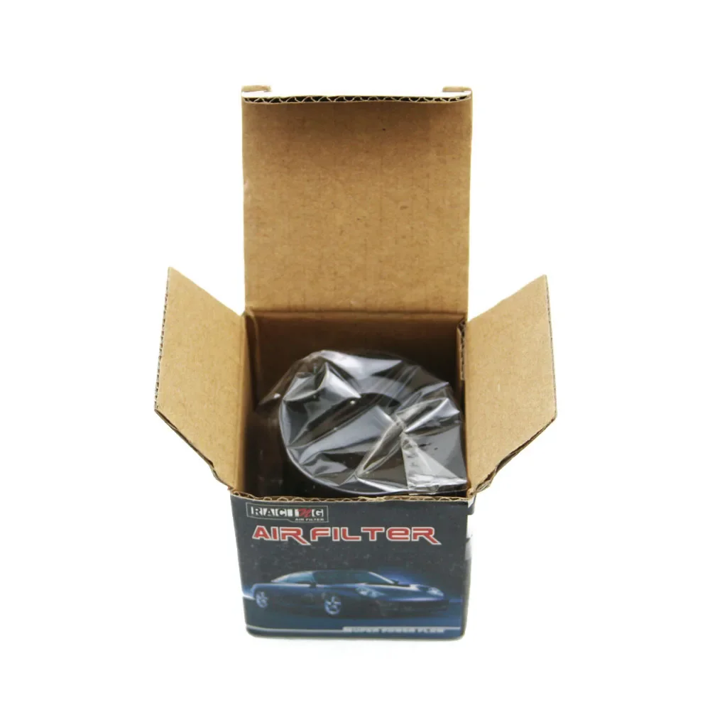 فلتر هواء بواجهة عالمية 12 مم - مدخل هواء بارد للسيارة، فتحة توربو لعلبة كرنك، فلتر تنفس الدراجة النارية