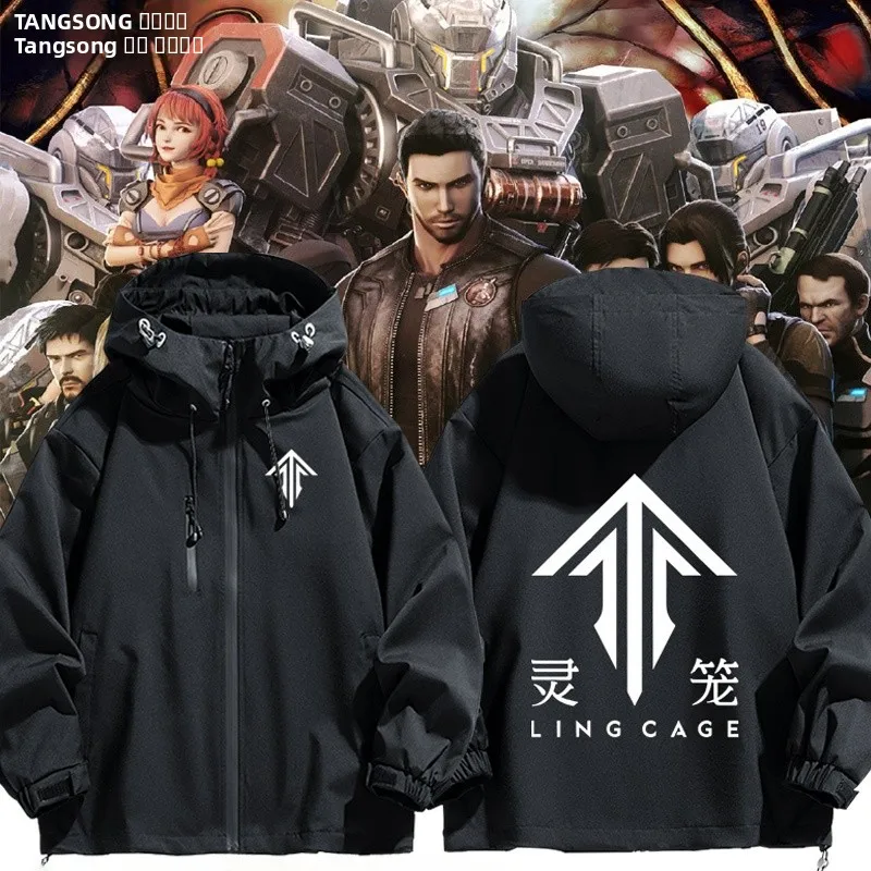 

Свободная ветровка в стиле аниме, коллаборация, модель 2025 года, новая повседневная свободная куртка из полиэстера на молнии