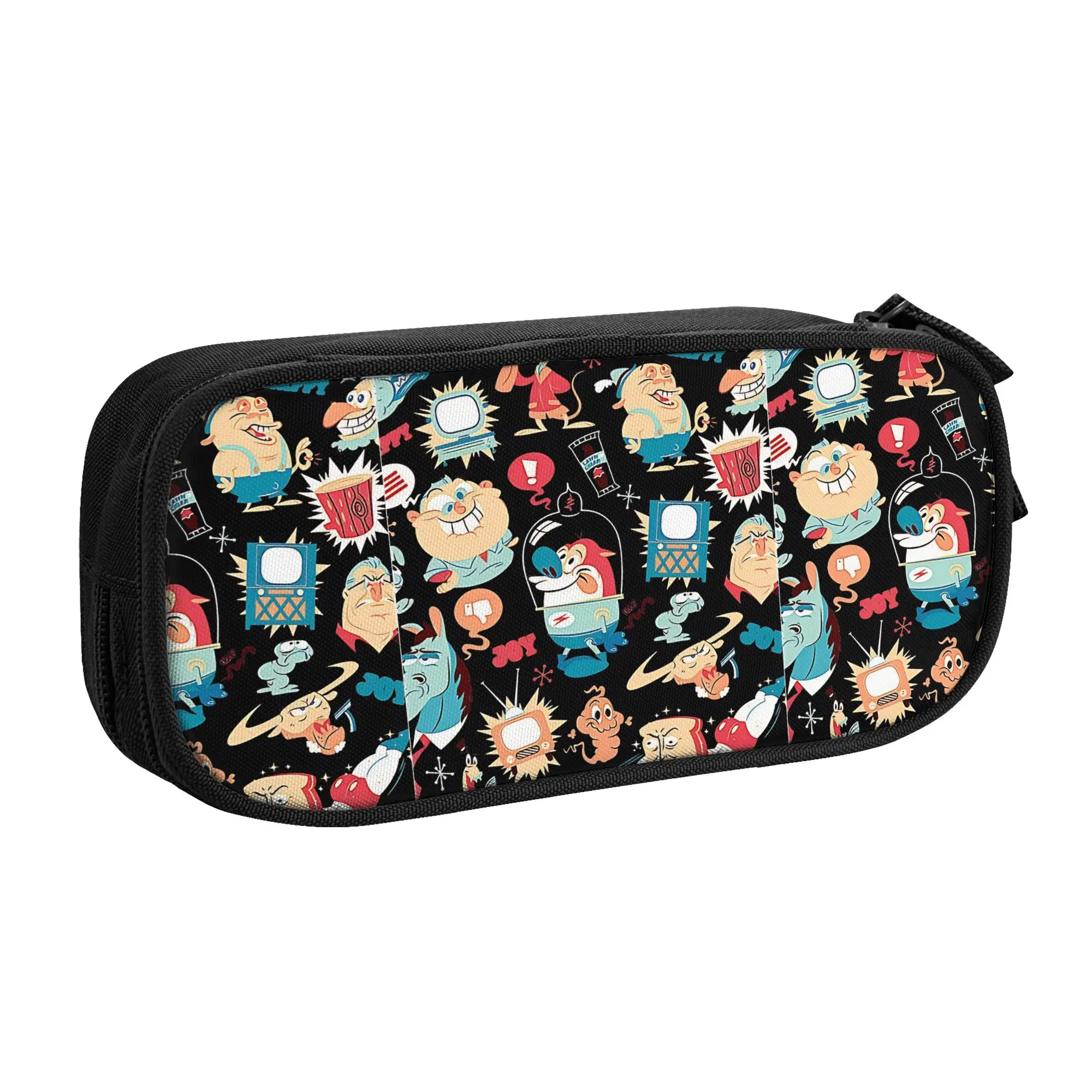 estojo-de-lapis-leve-ren-stimpy-duo-animado-dos-anos-90-para-meninos-bolsa-de-canetas-e-material-de-escritorio