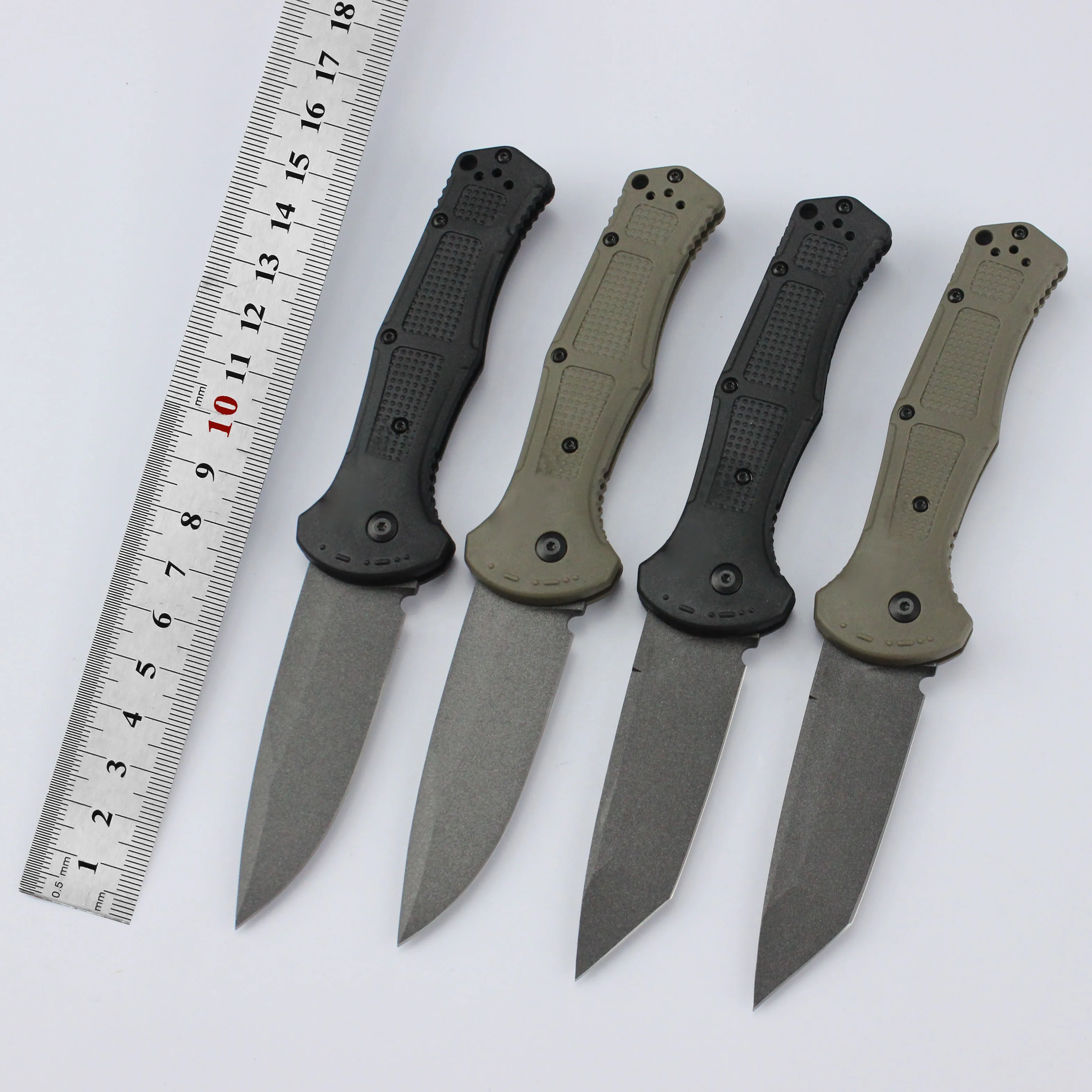Multipurpose 9070 Folding Knife D2 Steel with Nylon Fiber Handle for Daily Carrying Camping Survival Pocket Knives EDC Tool