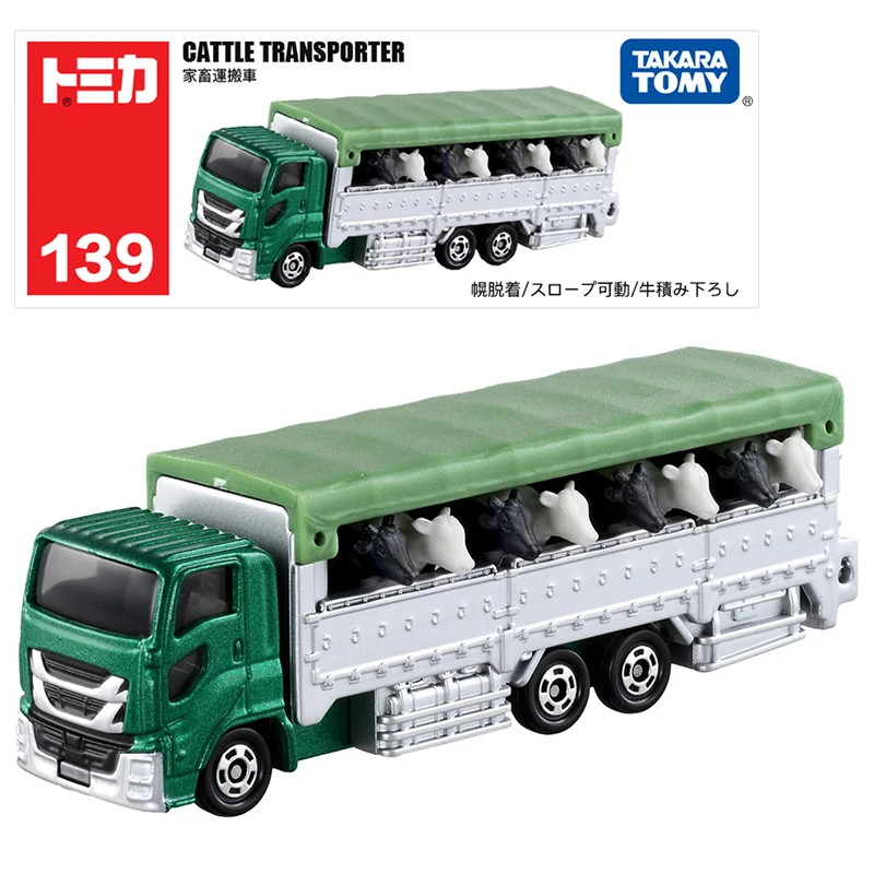 Takara Tomy Long Type Tomica No.139 Cattle Transporter Alloy Toys