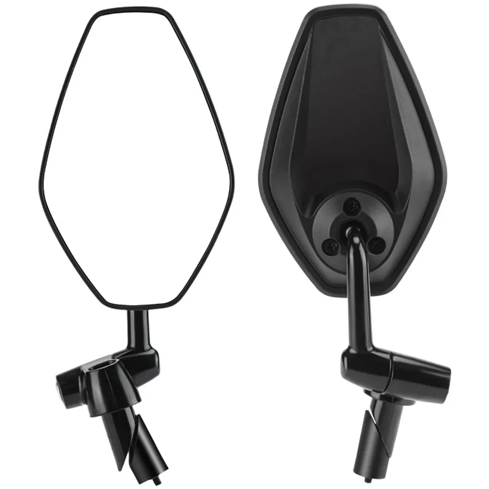 Wide Angle Convex Bicycle Rearview Mirror Anti Glare 360 Degree Rotation Shockproof For Safer Urban And Off Road Riding