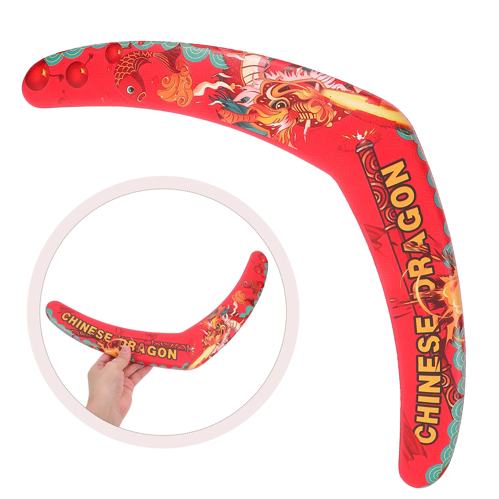 Boomerang Giocattoli da esterno Lancio del disco volante Sport portatili Bambini Eva Giocattolo Divertimento per bambini Lancio e cattura