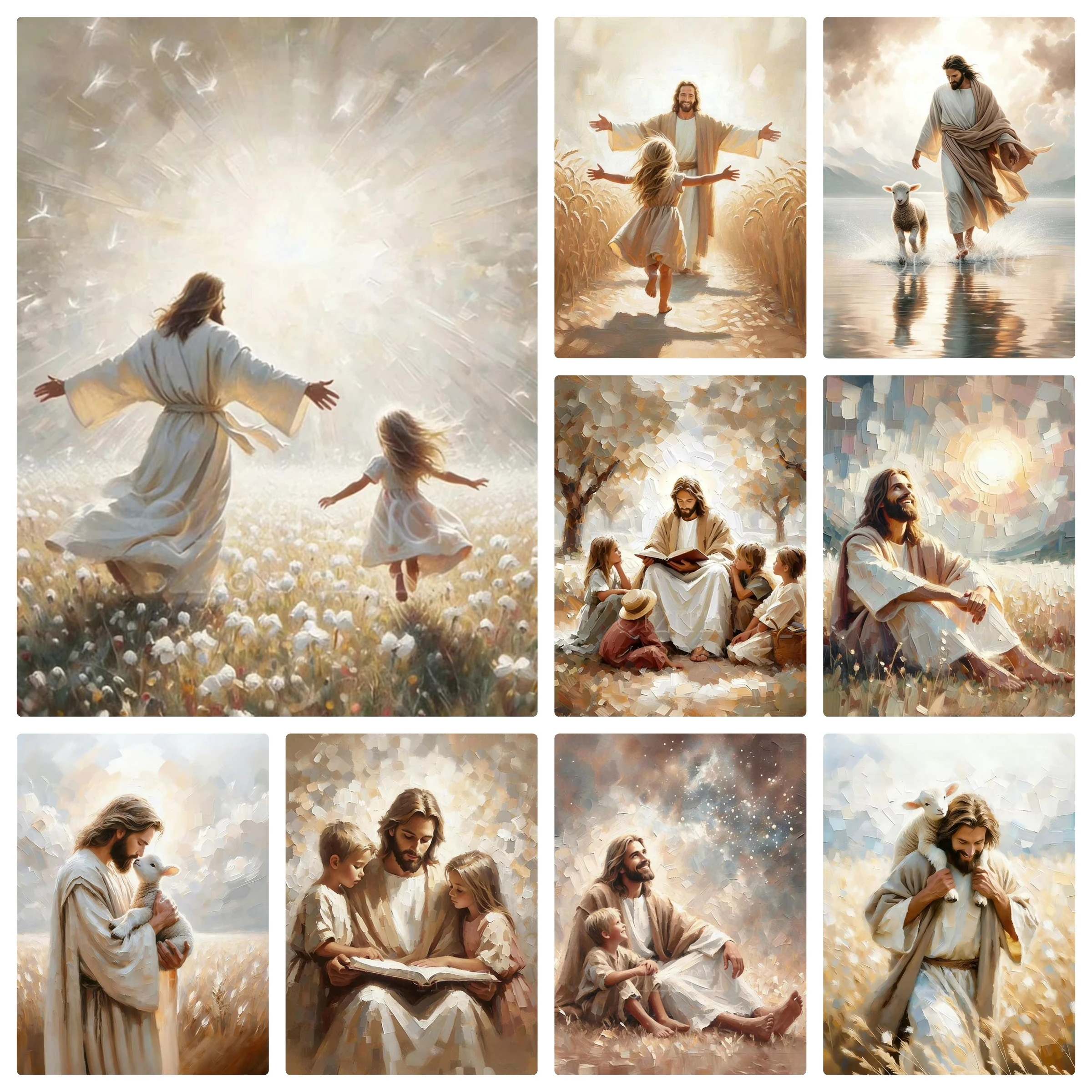 Jesus Christ Diamond Art Painting Christian Jesus Portrait Full Diamond Mosaic Embroidery DIY Home Decor Gift New Arrival