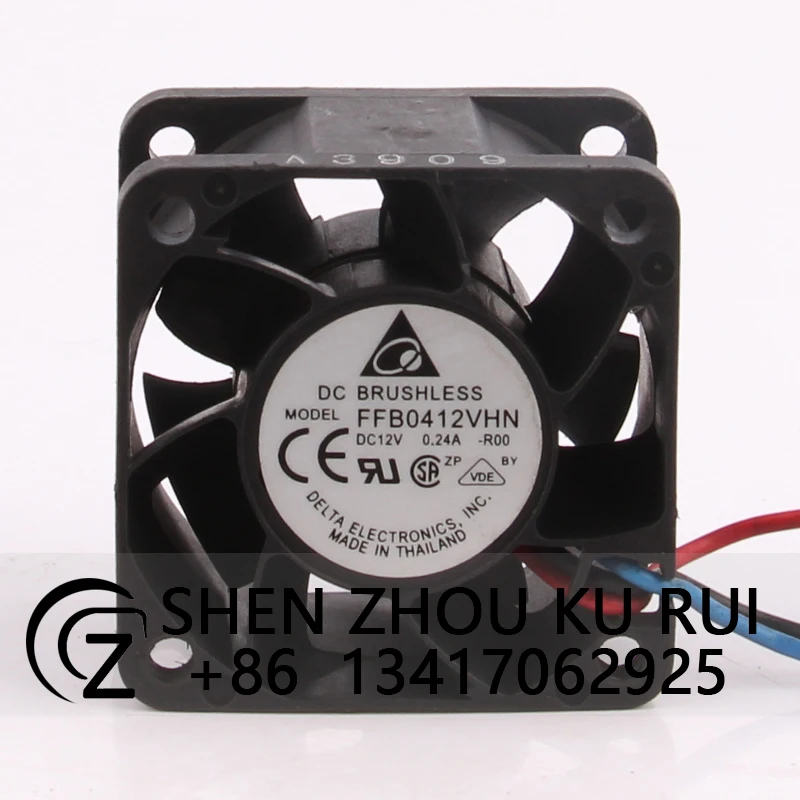 FFB0412VHN Cooling Fan for Delta DC12V 0.24A EC AC 4cm 4028 40x40x28mm Double Ball Bearing Centrifugal Industrial Exhaust Fan