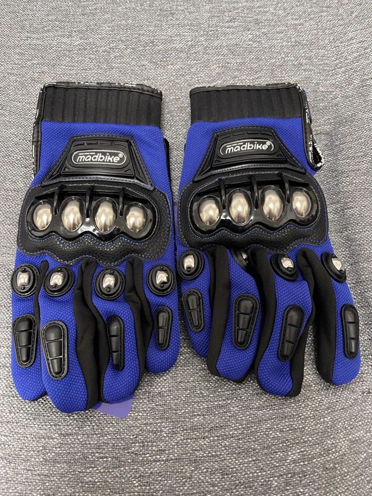 

Мото-мотоциклетные перчатки, весенние мотоциклетные перчатки с полным пальцем, летние перчатки для мотокросса, перчатки из нержавеющей стали, защита корпуса для верховой езды