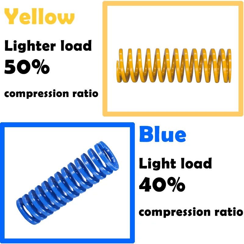 Heated Bed Springs Die Light Load Compression Spring DIY Extrusion Spring for 3D Printer CR-10 10S S4 Ender 3 MK8