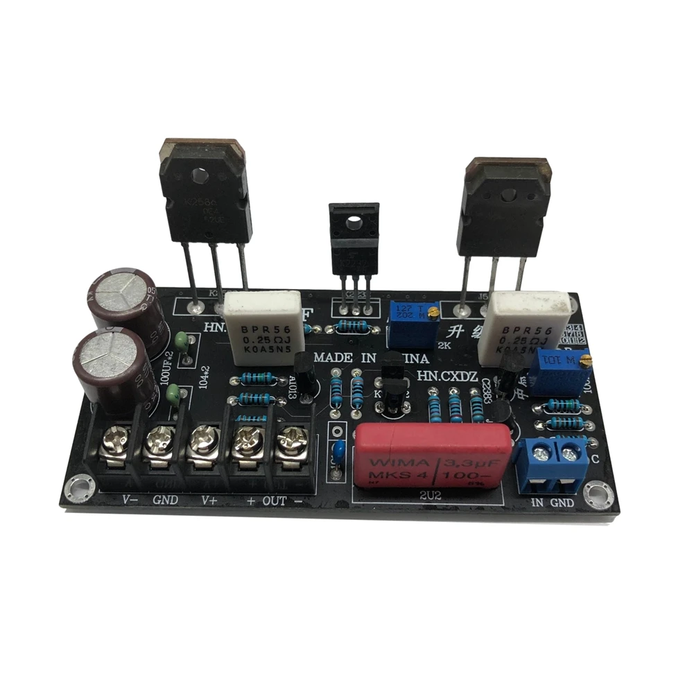 30W Direct Coupled FET Power Amplifier Board Pure Class a Amplifier Board Module 0Hz-100 KHZ FR-4 Double Panel