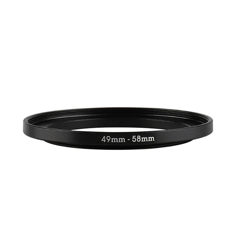 49mm-58mm Step Up Ring Lens Filter Adapter Ring 49 To 58 49-58mm Stepping Adapter Camera Adapter Ring