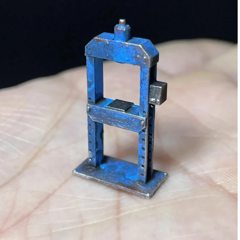New 1/64 Car Bearing Press Model Garage Auto Repair Tool Shop Scene Accessory Miniature Anime Figures DIY Collection Display