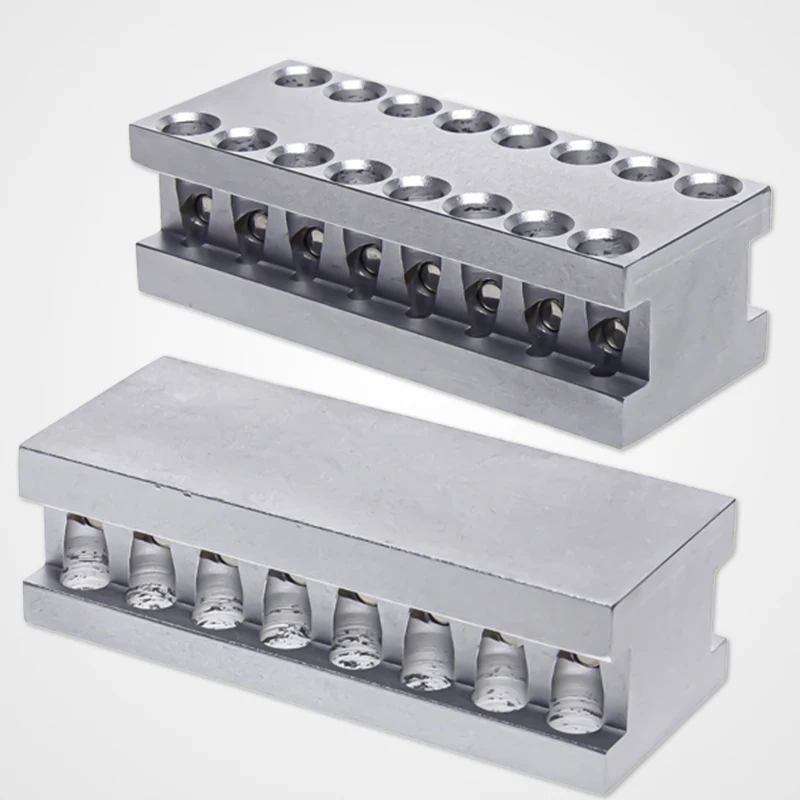 Magnetic Rack Lab DNA/RNA Extraction Separator rack，Magnetic rack for DNA purification for 0.2ml/200ul 8 Strip PCR Tube 16holes