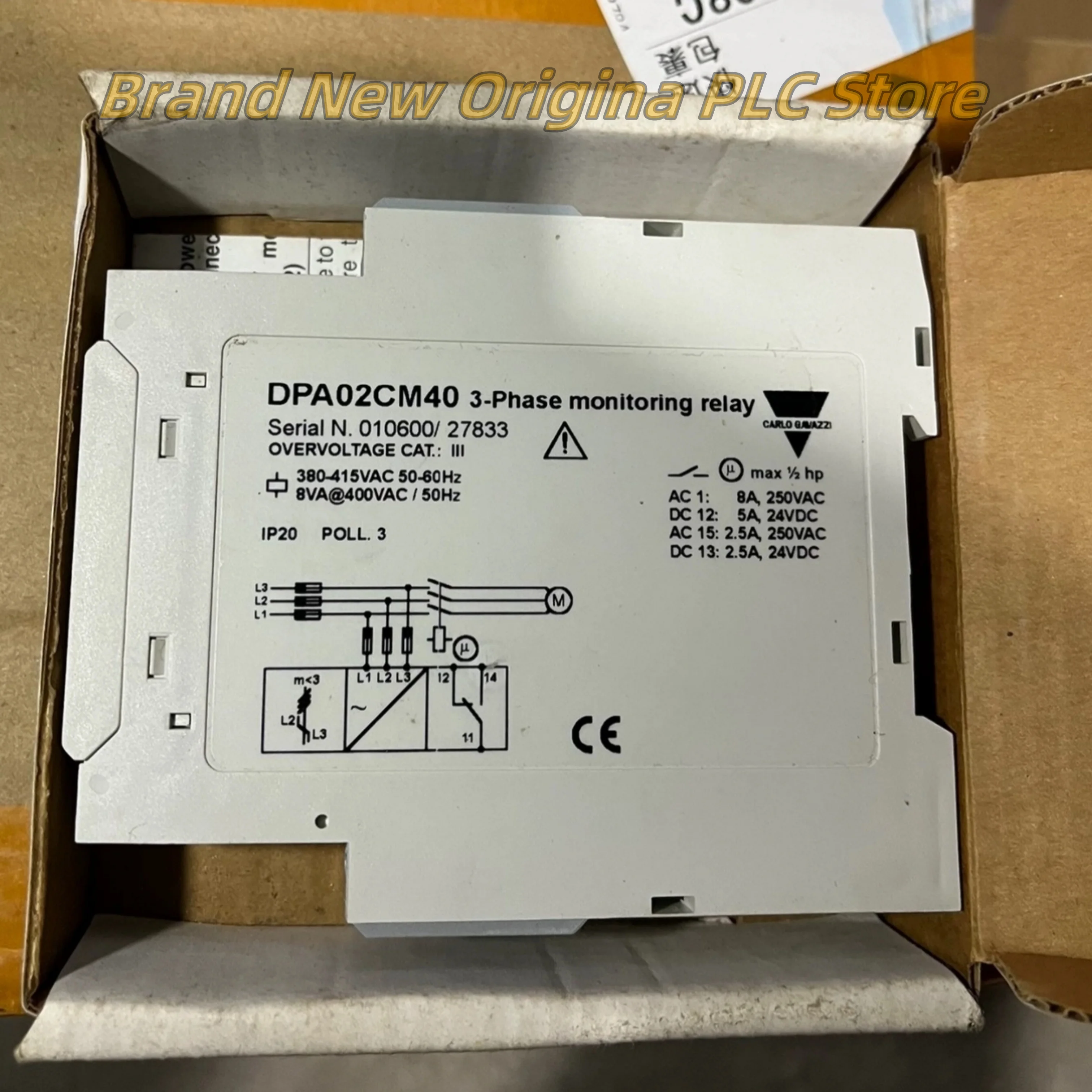 New Three-phase relay  DPA02CM40 original  DPA51CM44B011 DPA51CM44B014