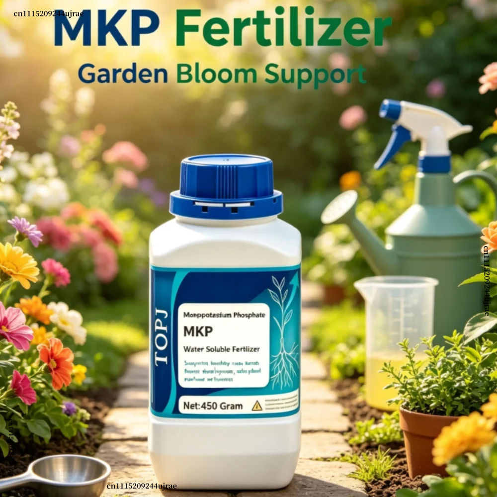 Water Soluble Flower Care Fertilizer, High Quality MKP Plant Food for Houseplants & Ornamental Flowers, Boost Blooms & Color