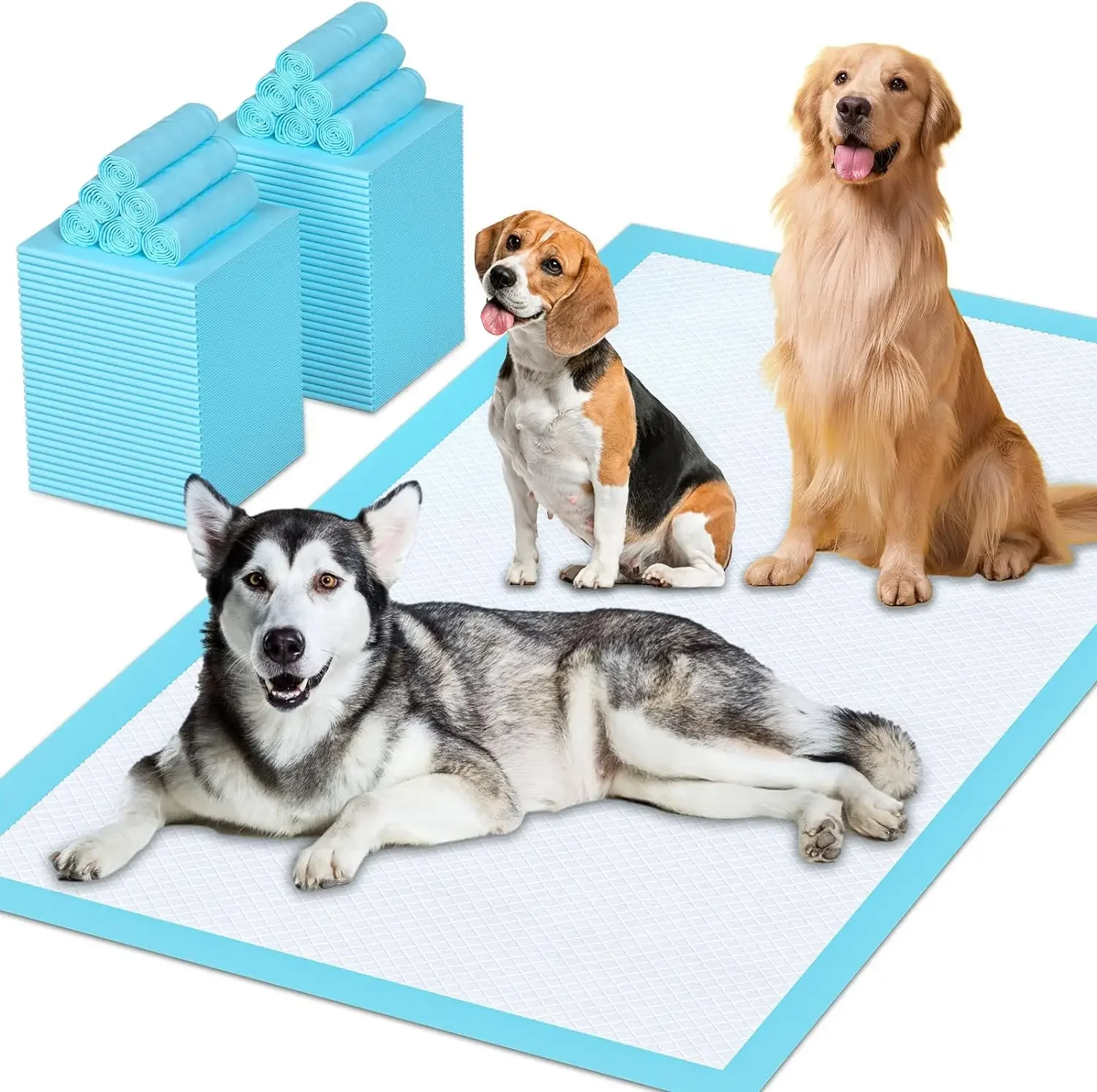 Pet Pee Pads Reinforced Absorbent Universal Model Cat Diaper Disposable Dog Absorbent Diaper Suitable For All Sizes Of Pets