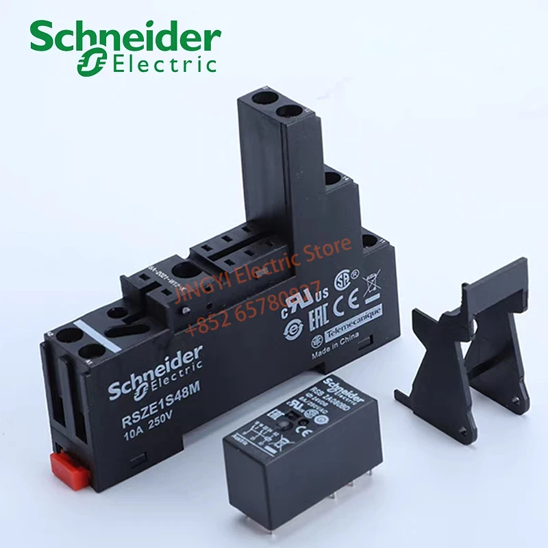 Schneider Original RSB2A080JD small relay,2 C/O - 12 V DC - 8 A RSB connector type intermediate relay - no test button 2NO+2NC