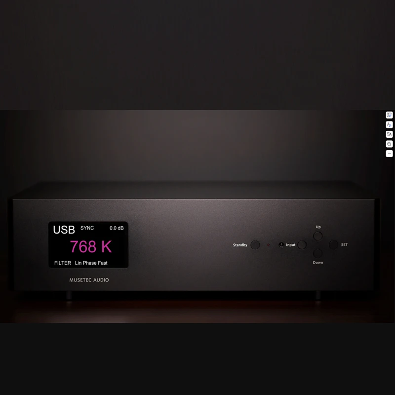 جديد LKS Musetec MH-DA006 Dual ES9039pro HIFI الموسيقى الرقمية الصوت الرائد Amanero Femtosecond ساعة DSD512 فك DAC