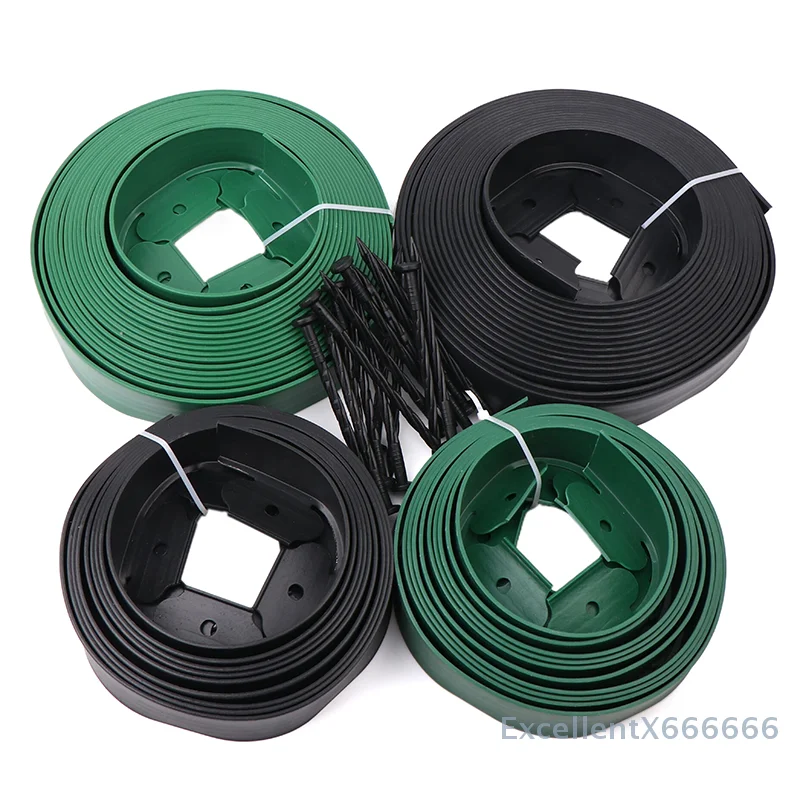 

Robust Plastic Tree Ring Retainer, L-Shaped Greening Isolation Strip, Lawn Root Border for Grass/Stone