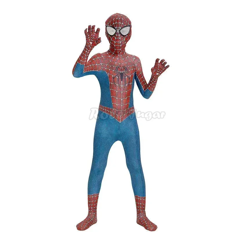 Cosplay Film Spiderman Costume Cosplay Costume di ferro Rosso Nero Spider Man Anime Cosplay Ragazzi Ragazze Vestito Abiti da festa Nuovo