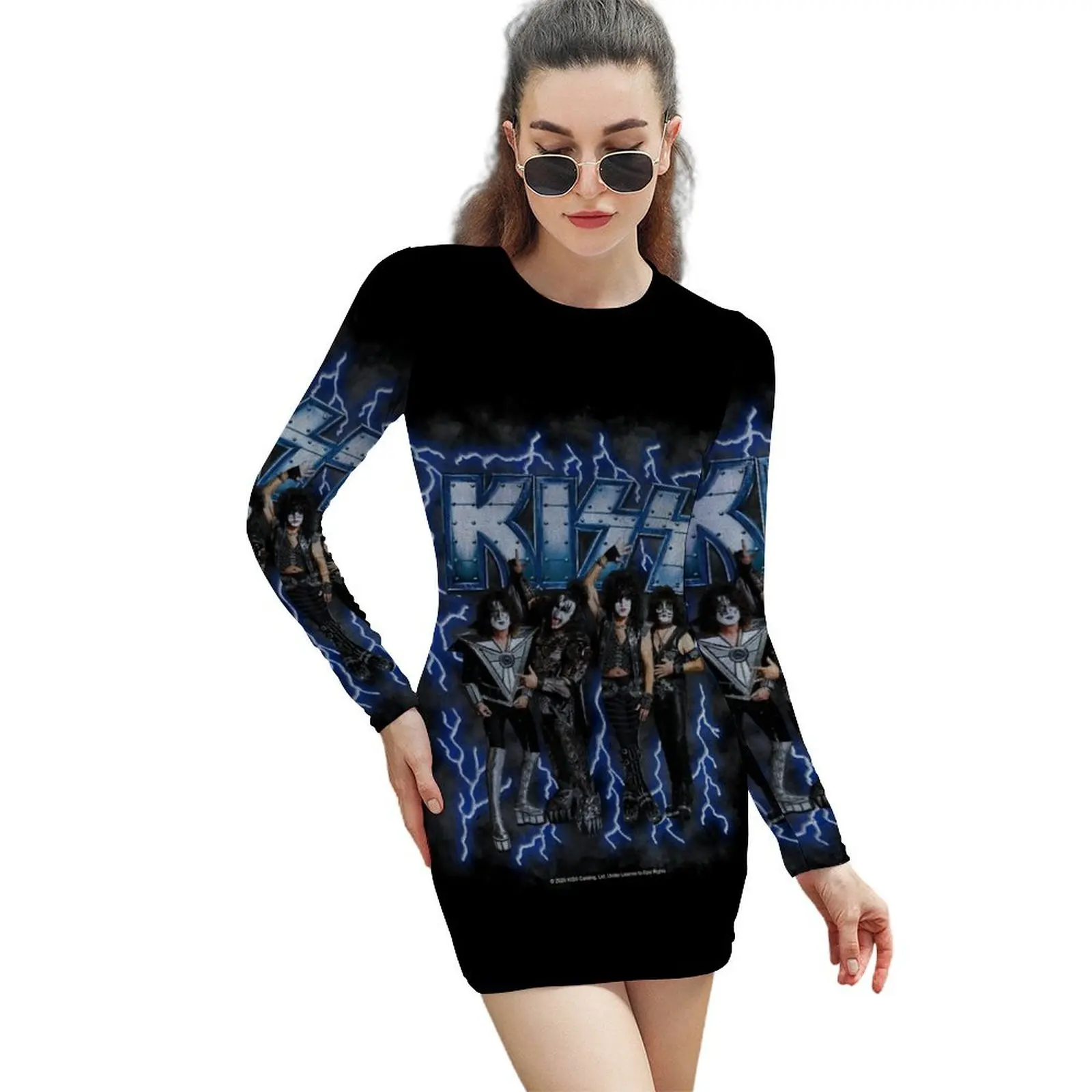 

KISS (Electrifying Design) Long-Sleeved Sheath Dress dress for women summer Party dresses for women