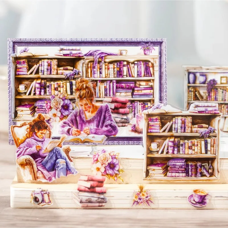 21Pcs Naklejki PET Projektant domu Życie Codzienny podręcznik Materiał Naklejki Materiały eksploatacyjne Tło do kształtowania krajobrazu Scrapbook wycięty 160 * 134mm