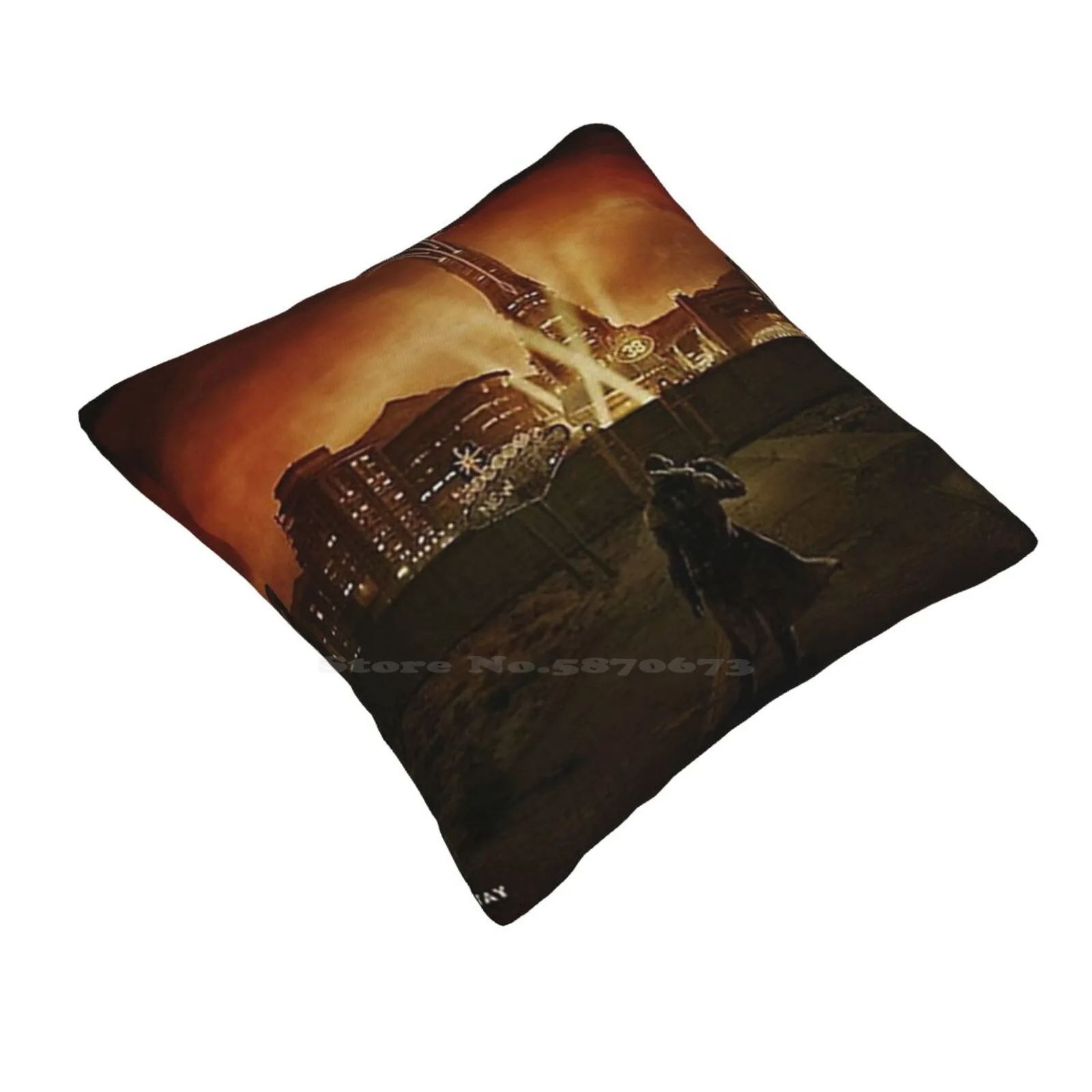 New Vegas Home Sofa Car Waist Throw Pillowcase New Vegas 3 4 Gaming Bethesda Tec 76 Pip Boy