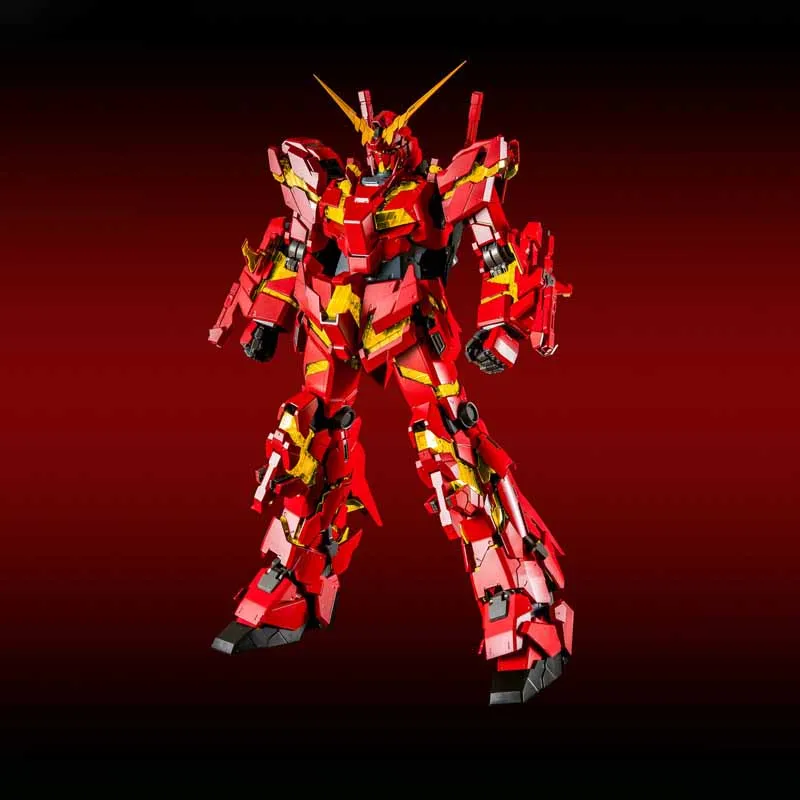 In Stock Bandai Original Model Kit Gundam PG RX-0 BANDE DESSINEE Ver. [China Red Ver.] 1/60 Anime Action Figure Assembly Model