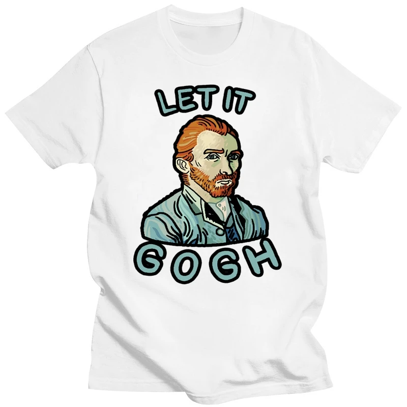 Unisex Van Gogh Van Goghing Van Gone Let It Gogh Meme Funny T-Shirt Hipsters Cute Printed Tee Art Oil Painting Top