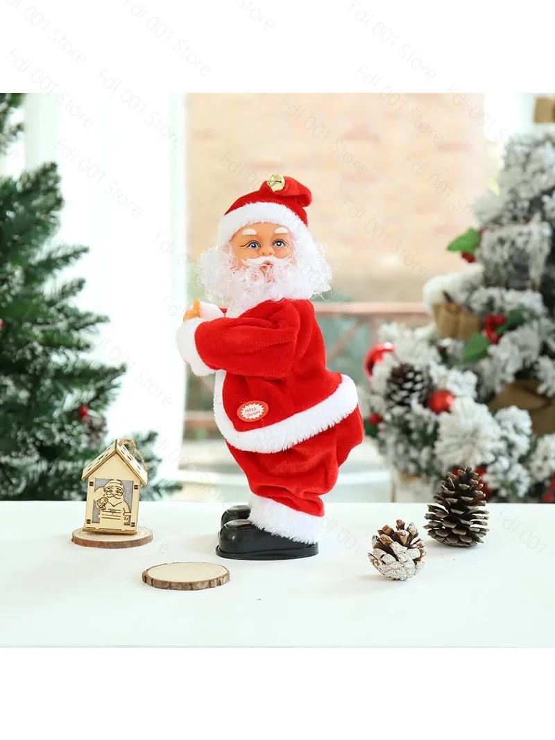 Twerking Santa Claus Interactive Toys Booty Shaking Singing and Dancing Electric Santa Claus Doll Toy for Kids Christmas gifts