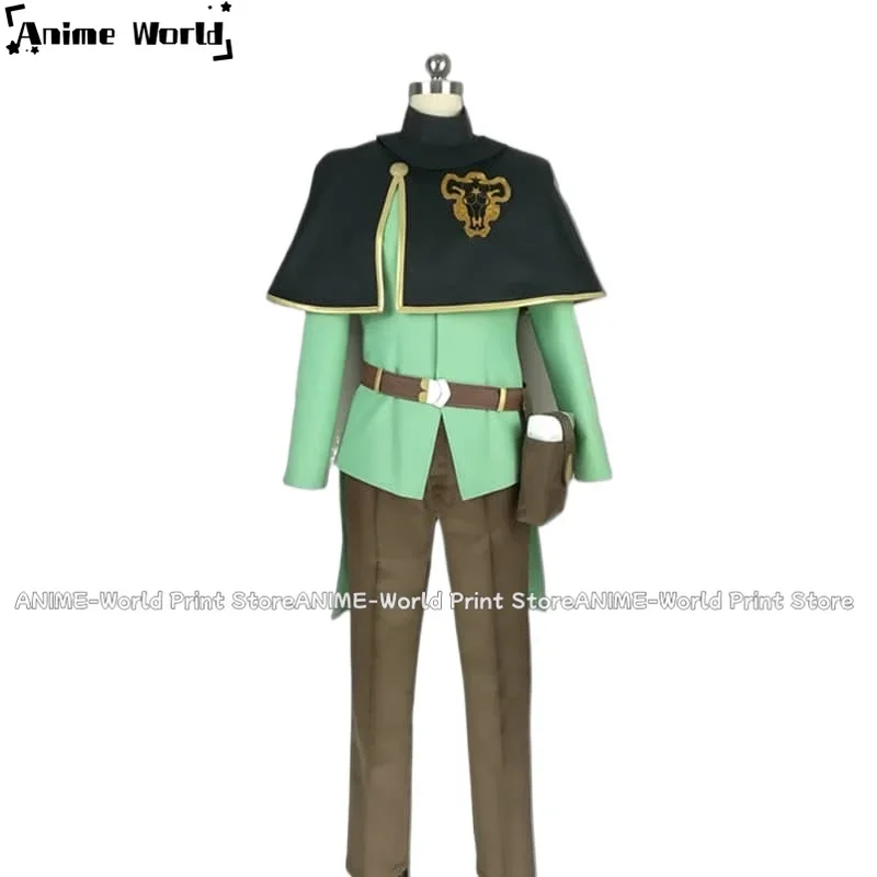 

《Custom Size》Unisex Anime Clover Finral Roulacase Cosplay Costume Any Size Clothes Suit Halloween Custom Made