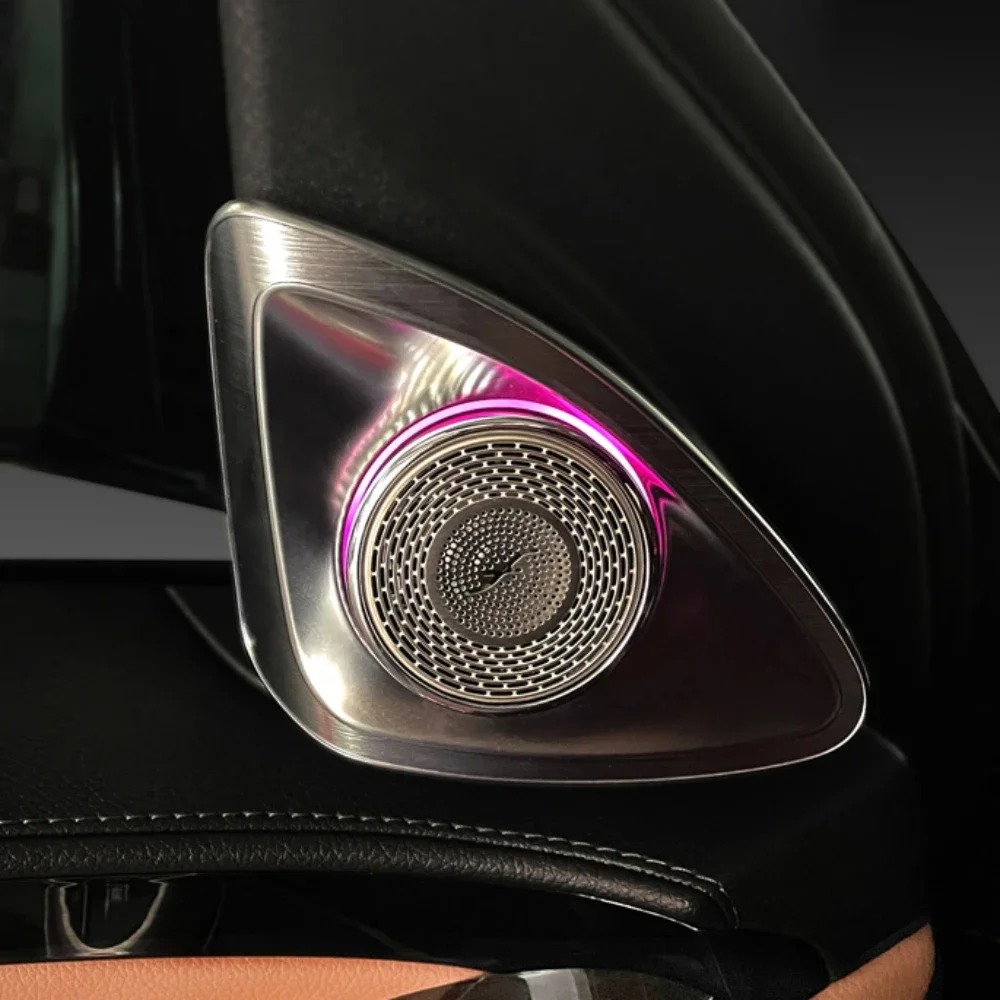 

4D Tweeter Atmosphere Lamp 4D Rotating Tweeter Speaker 64 colors Ambient Light For Mercedes Benz S-class W223