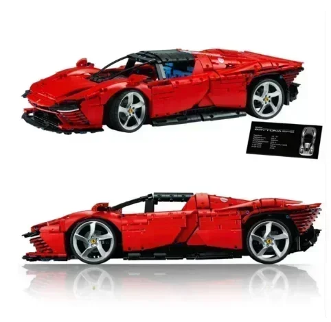 

Compatible 42143 Ferraried Daytona SP3 Supercar Building Blocks 42008 42115 Lambo Sian Car Model Bricks for Adult&kids gifts