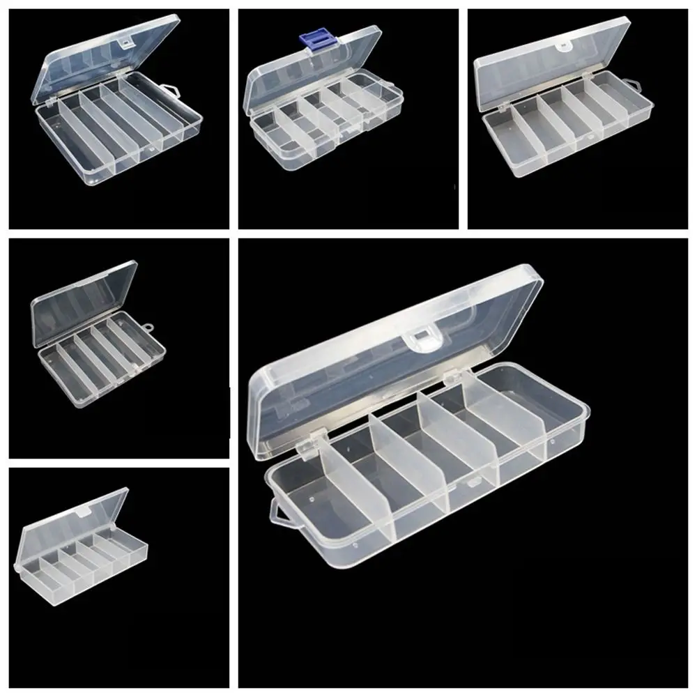 Adjust Compartments Fish Accessory Box Good Sealing Effect Transparent Fishing Tackle Boxes Thickened Professional