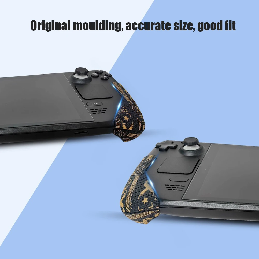 Aesthetic Skin for Steam Deck Console Protective Decal Wrapping Cover Host Grip Anti-sweat Anti-slip Game Accessories for Steam