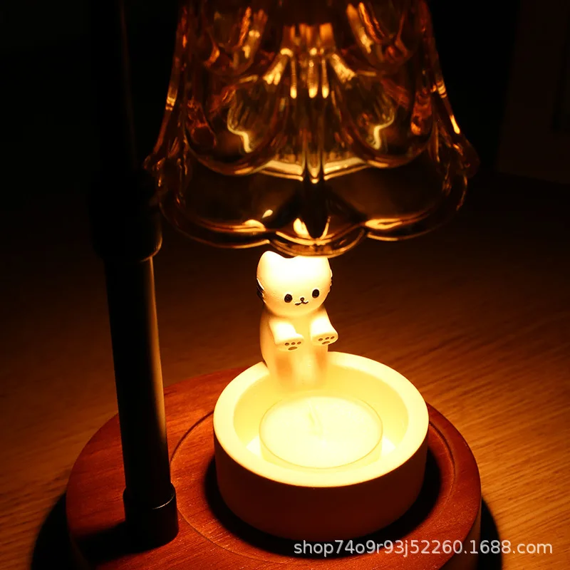 Retro wax melting lamp, a simple, luxurious, and high-end aromatherapy lamp, candle melting lamp, wax melter
