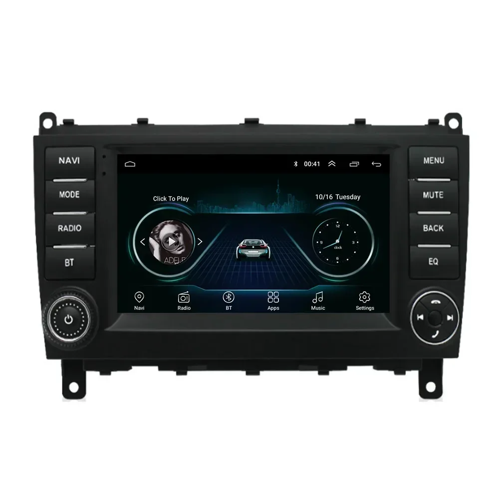 Factory Price 9inch Android Intelligent System Apple Carplay Car Video Player Central Multimedia For Mercedes Benz C Class W203