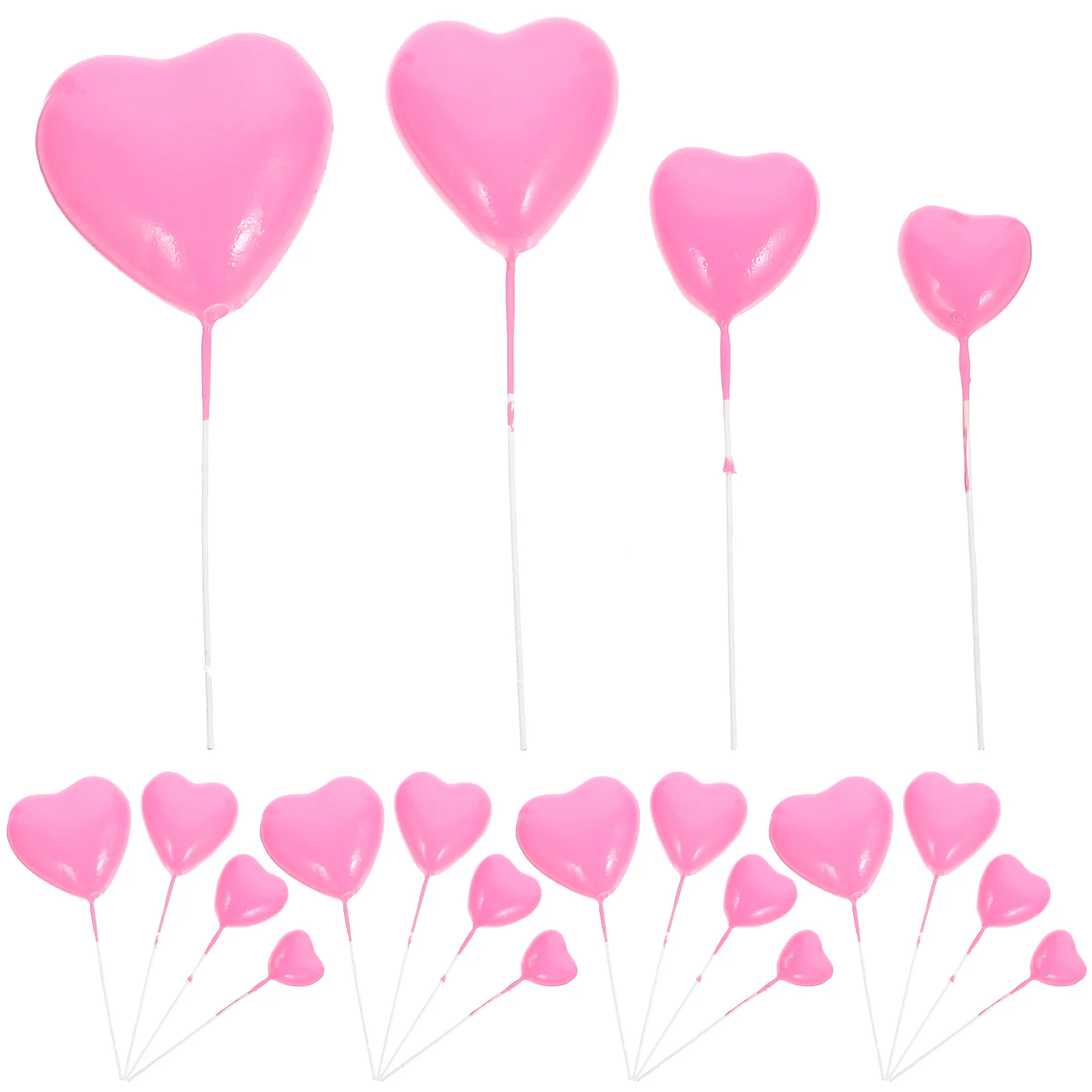 

20 Pcs Love Flag Valentine Day Cake Decoration Wedding Mini Cupcake Topper Decorations Toppers