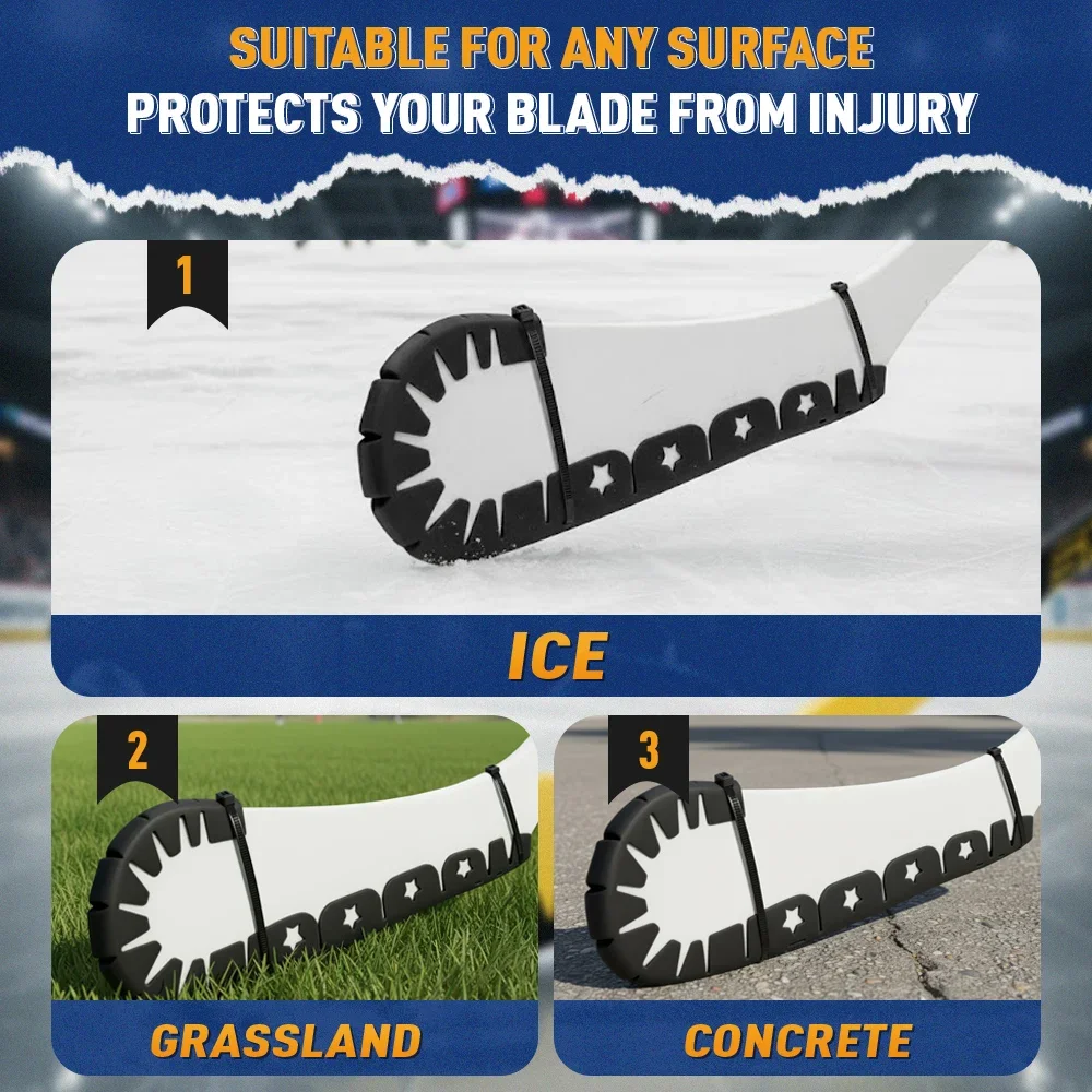 1pc Ice Hockey Blade Protector Hockey Training Equipment PP Material For Ice Training Practice Hockey Accessories