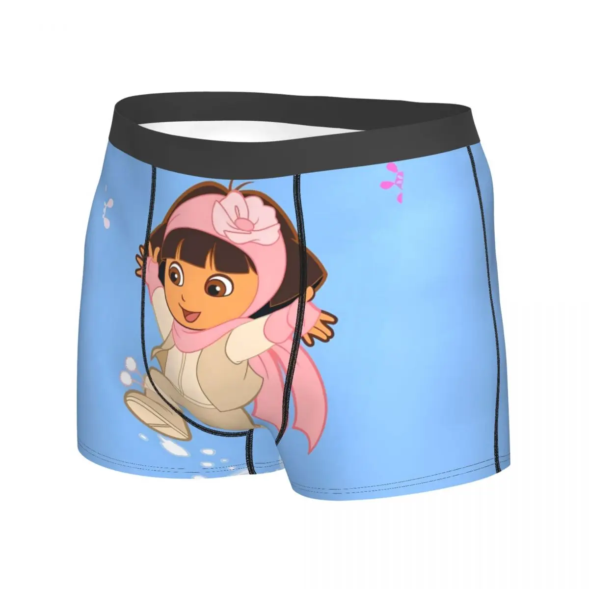 Doras The Explorer Underwear Printed Boxer Shorts High Quality Males Panties Breathable Shorts Briefs Birthday Present