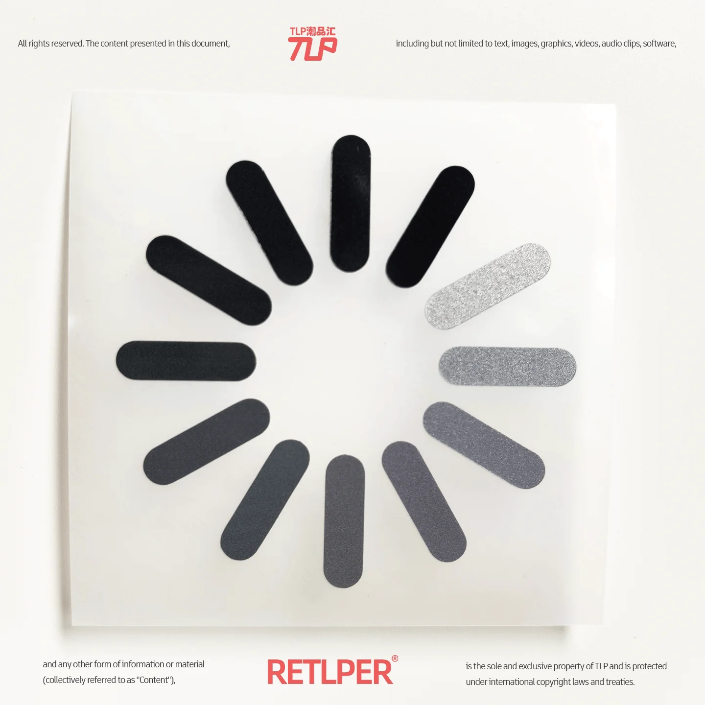 Retlper Hollow-Out Car Sticker, 