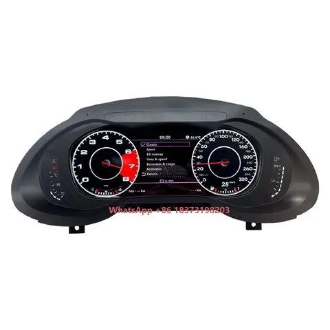 12.3'' Digital Dashboard for Audi A4 A5 Q5 2008-2021 Years Dashboard  LCD Panel Speedometer Virtual Cockpit Instrument