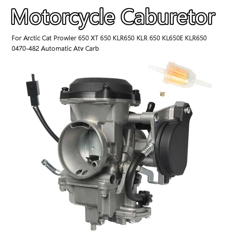 CVK40 40mm Carburetor Fit For Arctic Cat Prowler / XT / KLR 650 KL650E KLR650 0470-482 Automatic Atv Carb