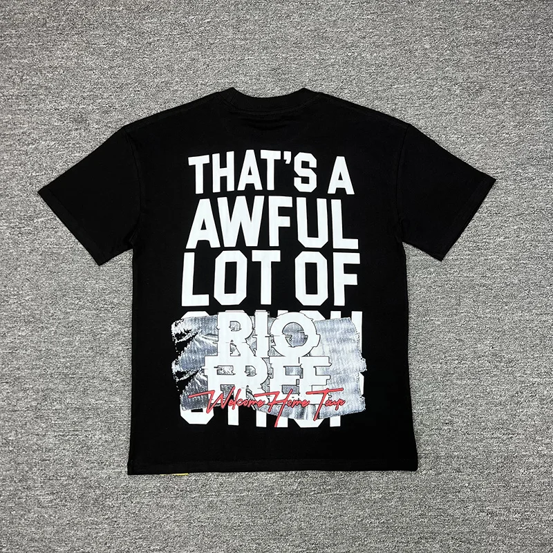 

Streetwear Casual Character Pattern Print Summrt T Shirt Tops Men Women 100% Cotton That's A Awful Lot Of Cough Syrup T-Shirt